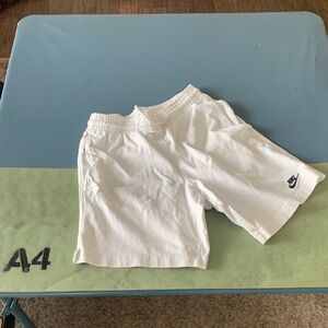 Nike White Sports Shorts